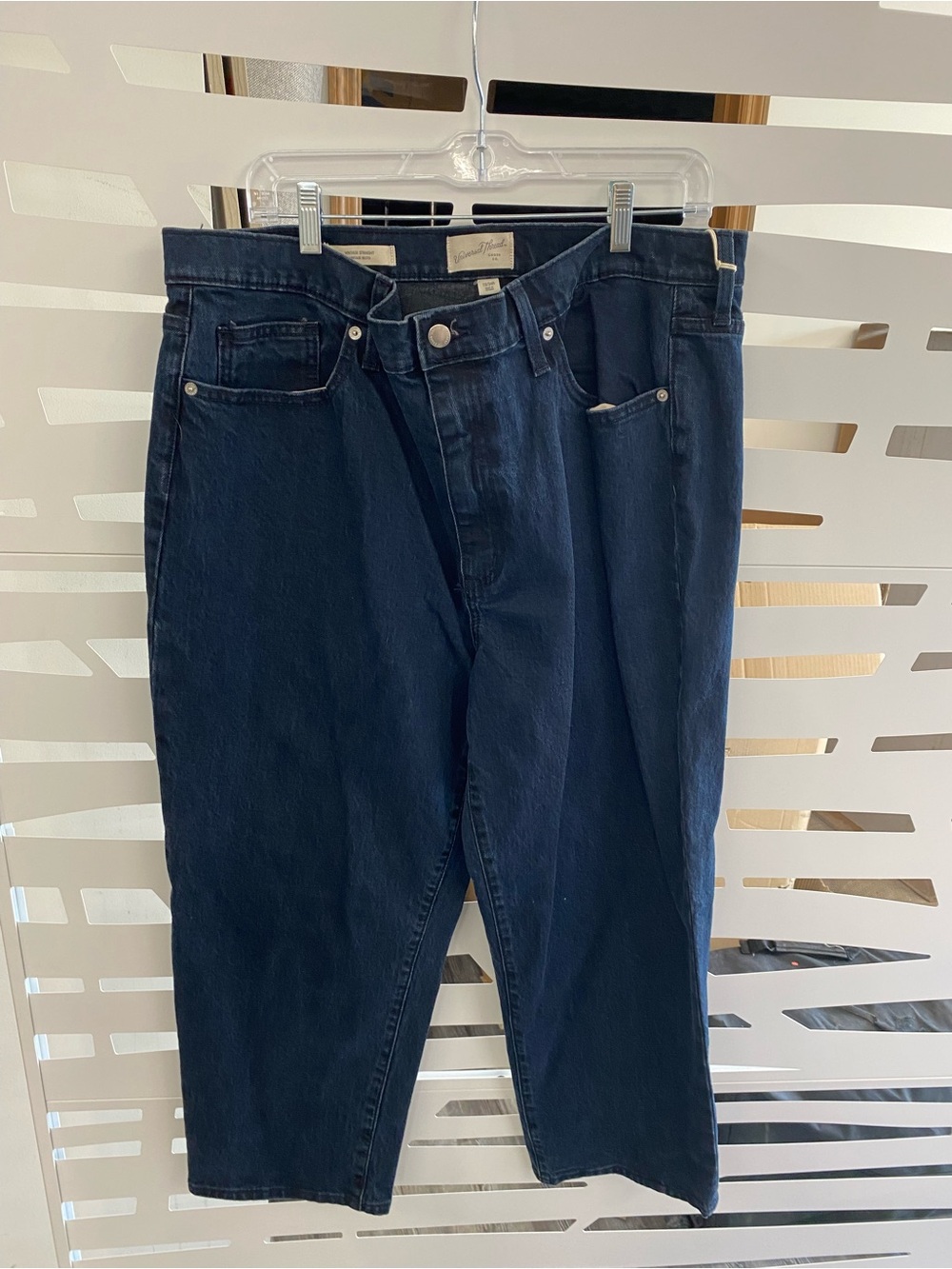 Women's Dark Blue Jeans - Classic Straight Fit